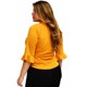 thumbnail image 3 of Blusa formal en talla extra, modelo 012 (mostaza) amarillo 38 Roman Fashion Blusa extra 012, 3 of 6