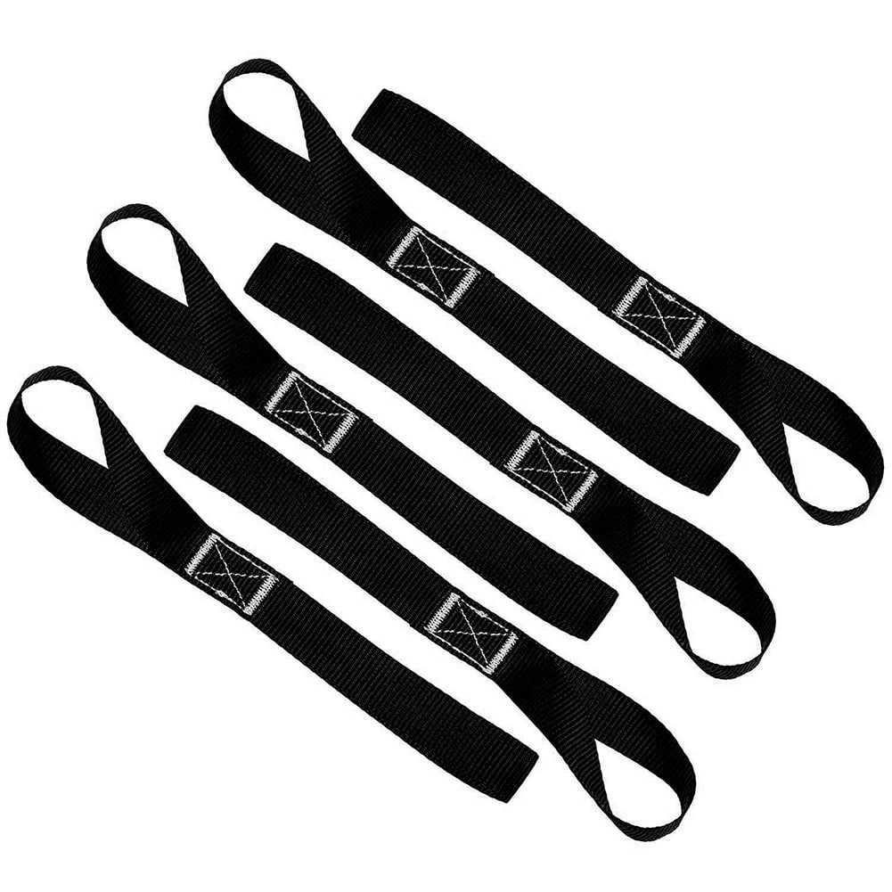 6Pcs Soft Loop Tie Down Straps Strong Load Capacity Loops for Securing