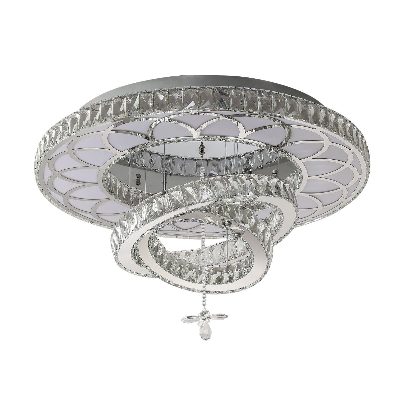 SHZICMY Modern Luxury Crystal Ceiling Chandelier Lamp Pendant Lights