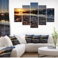 thumbnail image 1 of Vancouver Downtown le Matin - Impression sur Toile Paysage Extra Large, 1 of 4