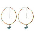 thumbnail image 1 of 2Pcs Bohemian Style Beaded Ankle Bracelet Pretty Ankle Bracelets Foot Jewelry, 1 of 8