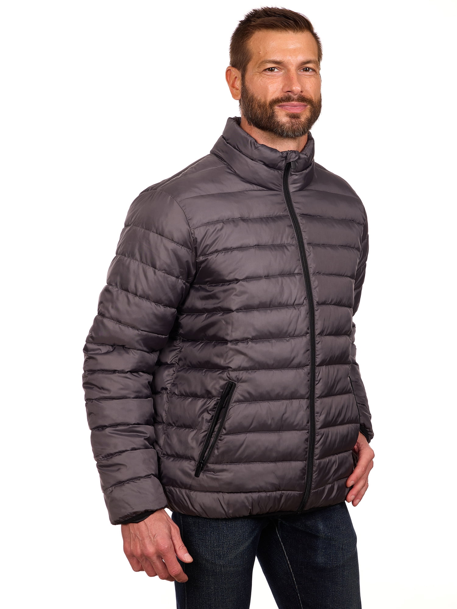 Big Chill Men’s Midweight Quilted Puffer Jacket, Sizes M-XXL