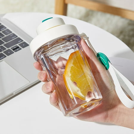 

HAPPY TIME High Temperature Plastic Cup High Appearance Work Cluster Girls Desktop Cup With Filter Hand Cup Glass&Bottle B