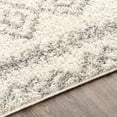 thumbnail image 6 of Taza shag Gray 6'7" x 9' Global Rectangle Area Rug, 6 of 6