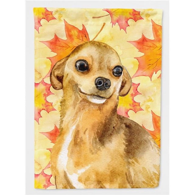 Carolines Treasures BB9919GF Chihuahua Drapeau d'Automne - Taille Jardin