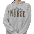 thumbnail image 2 of Med-Surg Nurse Leopard Print Hoodie Sweatshirt Unisex 5X-Large Grey, 2 of 5