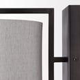thumbnail image 4 of Mercana Smithe I 9x13 Black Toned Metal Cream Lampshade Wall Sconce, 4 of 7