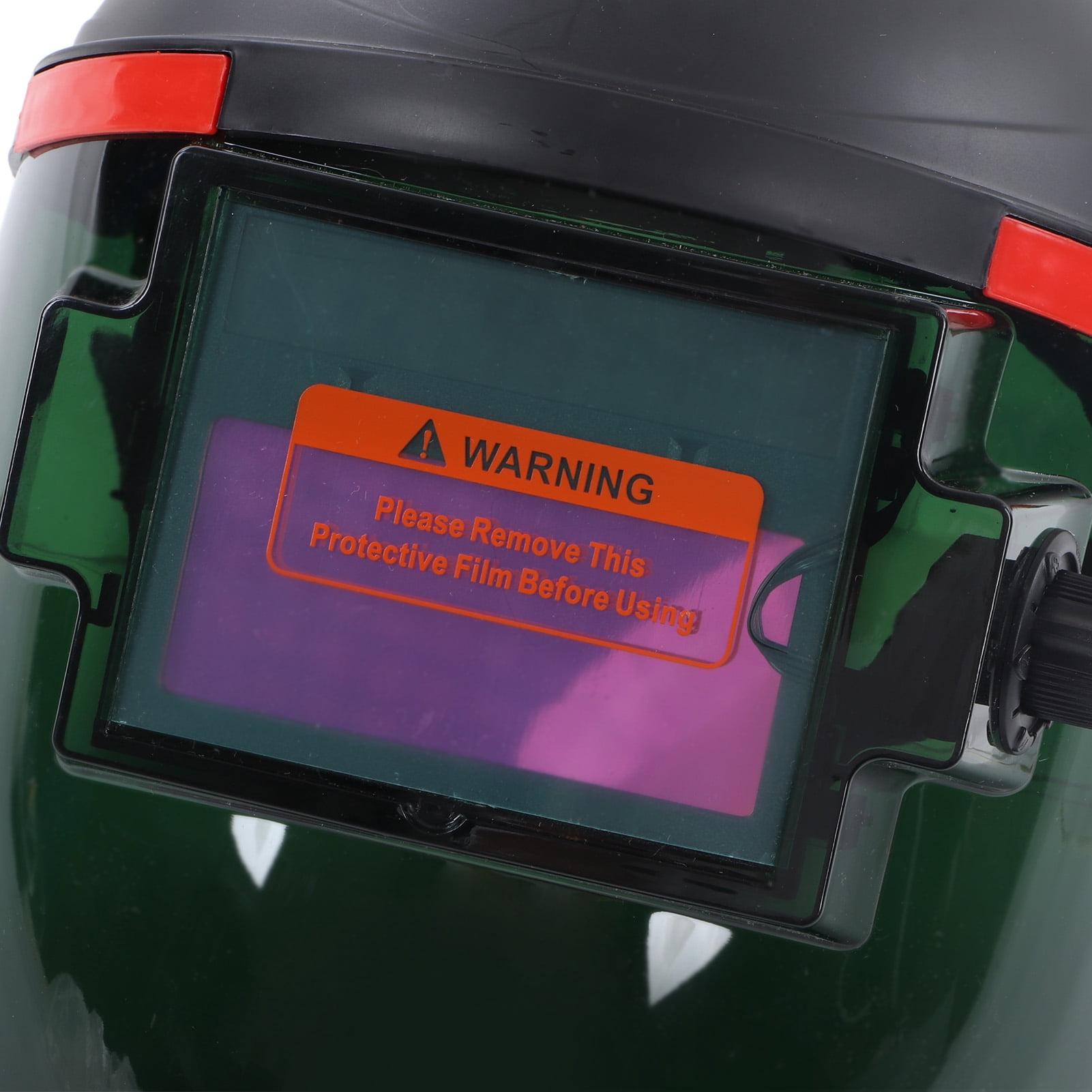 Suodoka Advanced Automatic Dimming Welding Helmet Solar Powered Auto Darkening Face Cover Waterproof High Impact PC Material Adjustable Headgear for Optimal UV Protection 11.8 inches / 30 cm