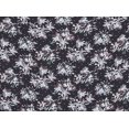 thumbnail image 2 of Zelouf Retro Flower On Wool Dobby  , Sewing, DIY, Crafts Fabric by the Yard, 943 Black/red, 3 Yard, 2 of 2