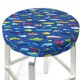 thumbnail image 3 of Disketp Submarines And Whales Funda Redonda para Taburete, Funda de Cojín para Silla de Bar Suave y Elástica-13 inch, 3 of 7