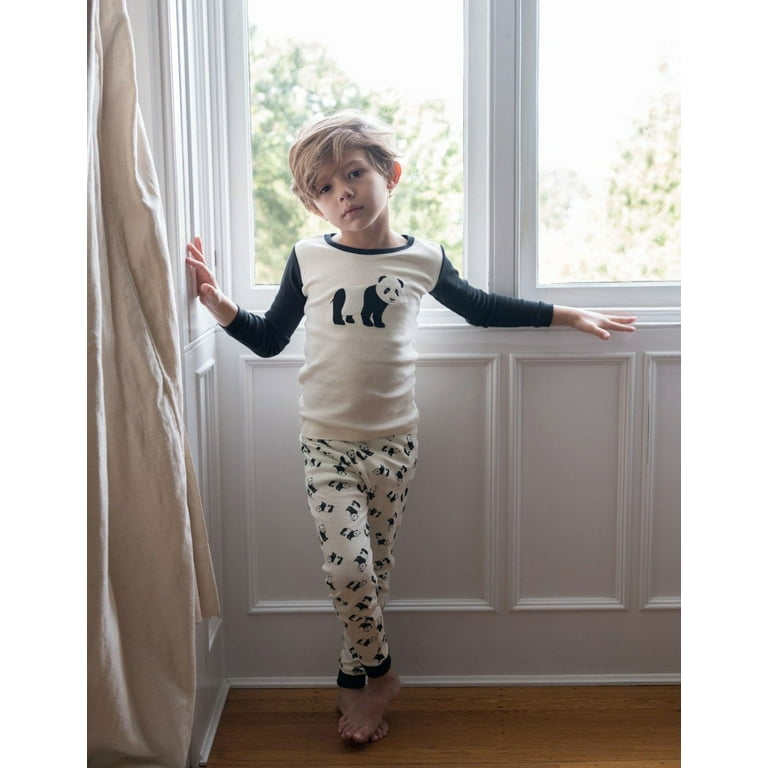 Leveret Kids Boys Girl Two Piece Cotton Pajamas Panda 14 Year