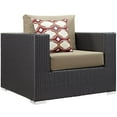 thumbnail image 3 of Modway Convene 7-Piece Outdoor Patio Sectional Set in Espresso/Mocha, 3 of 6
