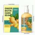 thumbnail image 3 of 1pc Ginger Root Biotin Hair Repair Cream - Restores Dry, Frizzy Hair to Smoothness Hair Care & Strengthening Treatment, 3 of 8