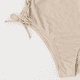 thumbnail image 4 of Traje de baño de una pieza de corte alto para mujer, monokini fruncido con control de abdomen, bikini acanalado con lazos laterales, 4 of 5