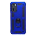 thumbnail image 1 of Funda Uso Rudo con Anillo Magnético Cely Vesmir Para Motorola G52 Azul Rey con 2 Micas de Cristal, 1 of 5