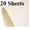 cream, variant on 20 Sheets 80lb Card Stock Printer Paper,Shimmer Cardstock 8.5 x 11 Metallic Paper for Invitations, Crafts, DIY Cards，Graduations