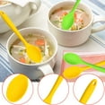 thumbnail image 4 of Silicone Spoons, Heat Resistant Silicone Basting Spoons, Non-Stick Serving Spoon for Mixing, Buttering, 4 of 6