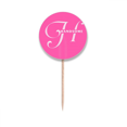 thumbnail image 1 of Handsome Happiness Letters Toothpick Flags Round Labels Party Decoration, 1 of 3
