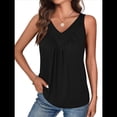thumbnail image 1 of Chaleco Sin Mangas con Cuello en V para Mujer, Negro, Talla XL, 1 of 4