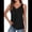Black, variant on Women'S V-Neck Sleeveless Vest Black S