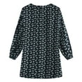 thumbnail image 2 of Richie House Girls' all over small flowers printed woven dress RH0970, 2 of 2