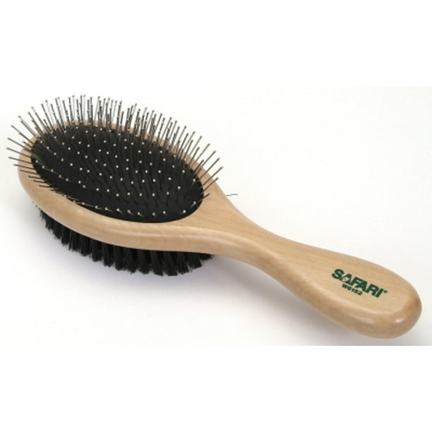 Safari Dog Pin and Bristle Combo Brush, Large - Walmart.com - Walmart.com