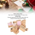 thumbnail image 4 of 16 Pcs Wood Rubber  Set,  Delicate Decorative Wood  Set with Beech Wood & Rubber Material for Art Craft, Journal, Diary, Scrapbook, Planner, Letter, Card Making, 4 of 8