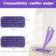 thumbnail image 2 of Injueey 6 unids/set de paños de limpieza dobles secos y húmedos de larga vida útil con alta absorción de agua y manchas fuertes Suministros de limpieza para el hogar púrpura, 2 of 6