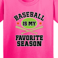thumbnail image 4 of Inktastic Baseball is My Favorite Season Youth T-Shirt, 4 of 5