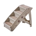 thumbnail image 2 of Portable Cat Ramp Ladder Pet Kitten Kitty Non-Slip Platform, Dog Climbing Stairs Gray, 2 of 6