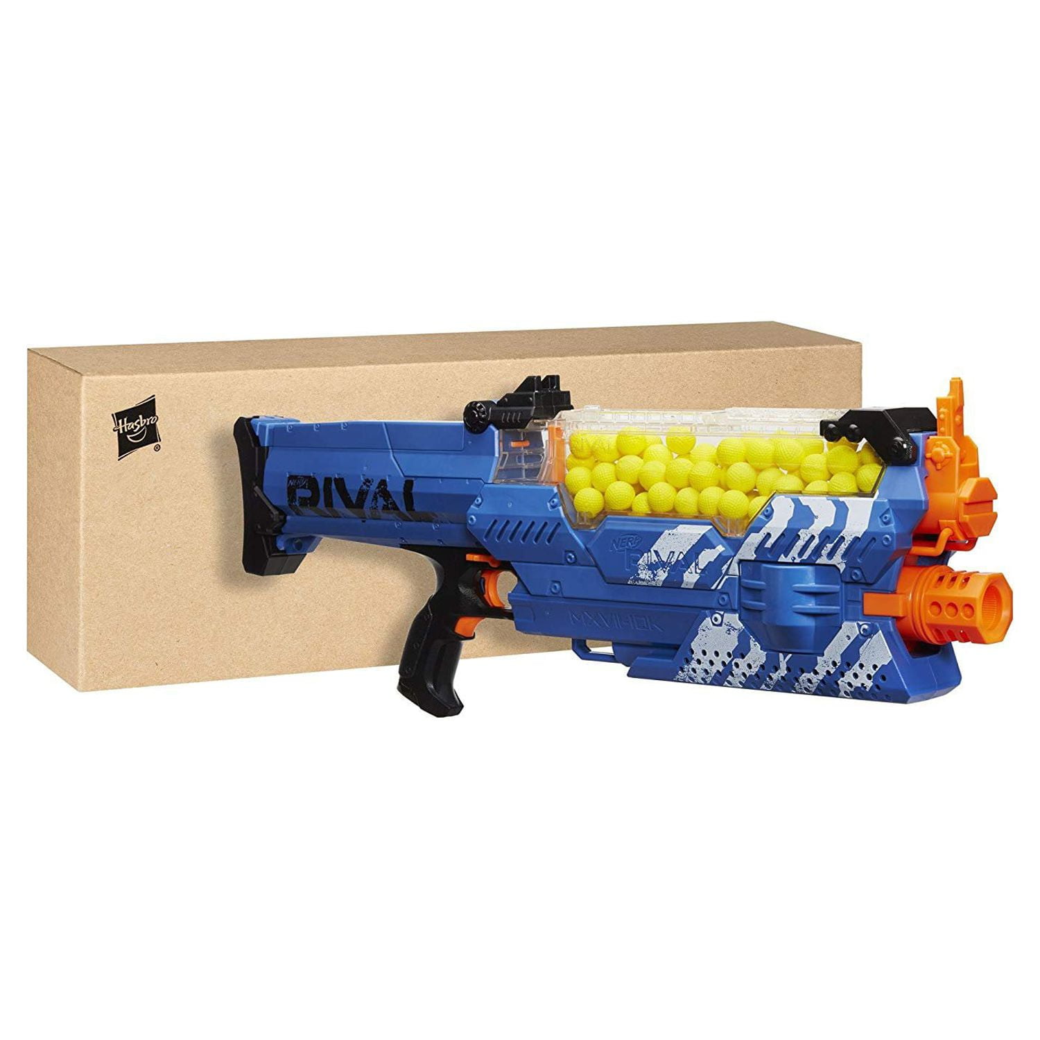 Nerf Rival Nemesis MXVII-10K, Fully Motorized Blue Blaster Nerf Rival Nemesis MXVII-10K, Fully Motorized Blue Blaster