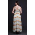 thumbnail image 4 of Bimba Tie-Dye Women Summer Printed V Neck Long MaxiÂ&nbsp;DressÂ&nbsp;Holiday Resort Wear-XX-Large, 4 of 5