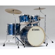 Tama Tama Superstar Classic Maple 5-Piece Shell Pack - Unicolor Wrap, 22" Bass Indigo Sparkle