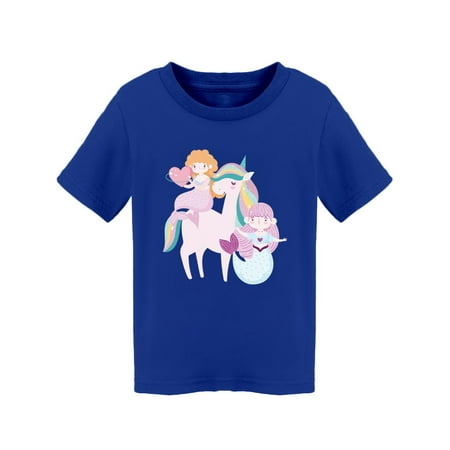 

Unicorn And Cute Mermaids T-Shirt Toddler -Image by Shutterstock 2 Toddler