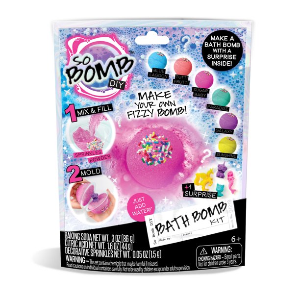 So Bomb DIY Bath Bomb Single Pack Make Your Own Fizzy Bomb Walmart