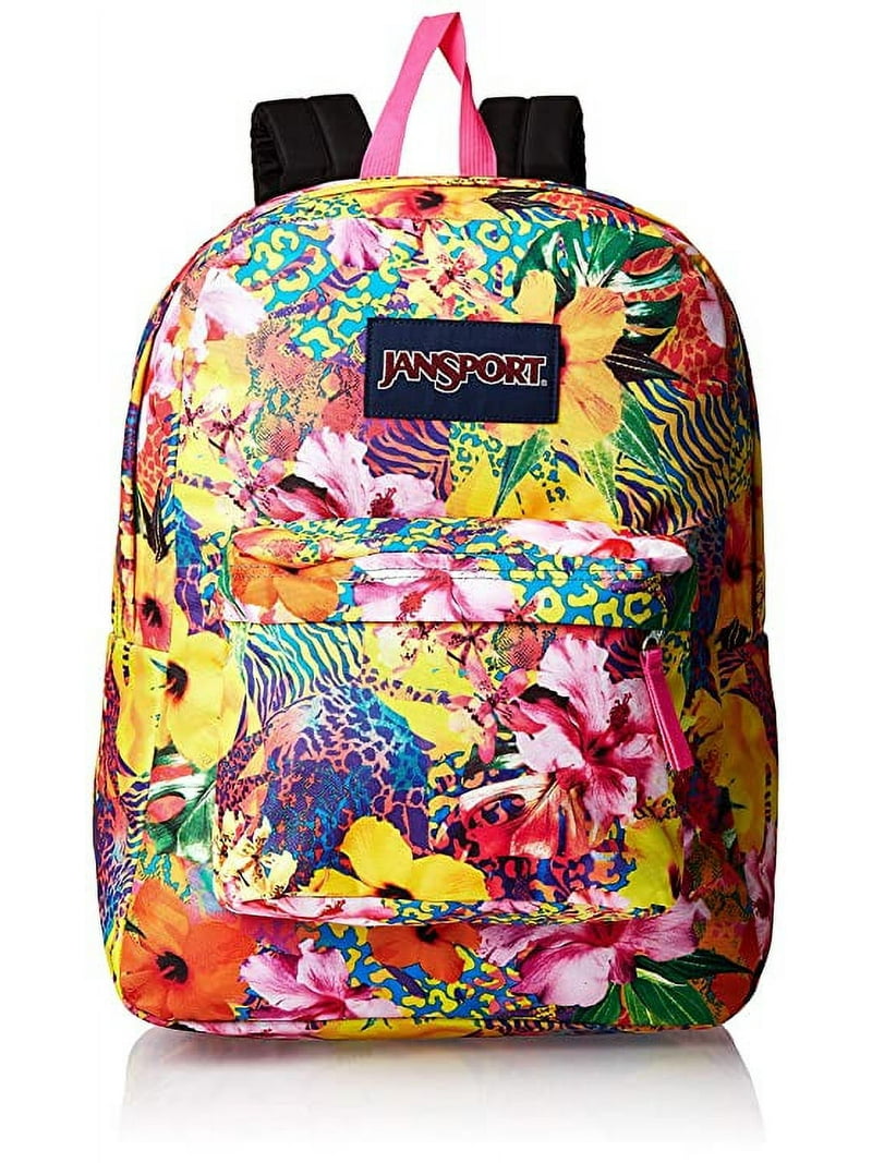 JanSport Tropical Mania SuperBreak Backpack Ultralight with Padded