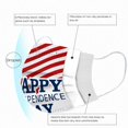 thumbnail image 3 of HUGFEGWE 50Pcs Patriotic Disposable Adults Face Masks,3 Ply Protective Disposable Face Masks with 4th of July Independence Day Designs (Independence Day E) CJB91-40811, 3 of 7