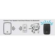 Dual Electronics AMDBTS4SP Wireless Portable Bluetooth Speaker | Expansive Stereo Sound | 15-Hour Playtime | IPX4 | Up to 100ft of Wireless Connectivity Range | Single Bluetooth Speaker