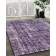 thumbnail image 3 of Ahgly Company Machine Washable Indoor Rectangle Abstract Purple Area Rugs, 4' x 6', 3 of 7