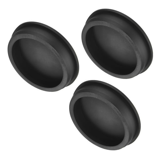 Tapón de silicona Uxcell, diámetro 76.3mm/3 pulgadas, tapones de goma en forma de T para recubrimiento en polvo, paquete de 3