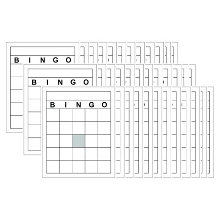 Beautiful 99 Blank Keno Card