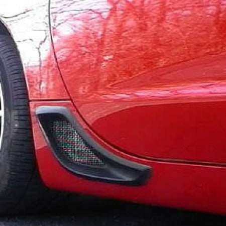 C5 Corvette ZO6 Rear Brake Cove Vent Kit (Non Functional) Fits: 97 through 04 Corvettes non Z06