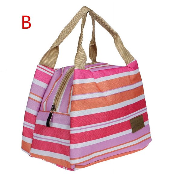 This Insulated Lunch Bag Features Pp Insulation and A Zipper, Making It Ideal for Home Organization