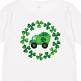 thumbnail image 4 of Inktastic St Patricks Day Shamrock Truck Boys Long Sleeve Toddler T-Shirt, 4 of 5