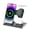 Black, variant on 3 in 1 Foldable Wireless Charging Station with Light, Fast Charger Dock for iPhone 17-12 Pro Max, Apple Watch Series 11/10/9/Ultra, AirPods & Samsung Phones