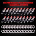 thumbnail image 4 of Mini Push Button Momentary Switches, Ampper 2 Pin On Off 1A 250V AC 7MM Round SPST Normal Close Momentary Pushbutton Switches, 4 of 5