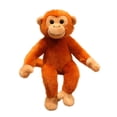 thumbnail image 1 of Peluche de peluche de orangután 13 en un pack – juguete mono súper suave para abrazar, peluche y peluche, brazos y piernas envolventes, regalo acogedor de confort, marrón, 1 of 6
