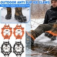 thumbnail image 4 of L Size Ice Traction Cleats Pack Of 2, Superior Grip Snow Shoe Covers With Stainless Steel Studs, Weather-Resistant Winter Footwear For Ice, Snow & Freezing Surfaces, Universal Fit, 4 of 4