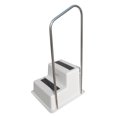 thumbnail image 1 of Taylor Made Dock Step Rail 47201 StepSafe; Use With Taylor Made StepSafe Double Tread Dock Step; Removable; 19-1/2 Inch Width x 49 Inch Height; Not Illuminated; Aluminum, 1 of 2