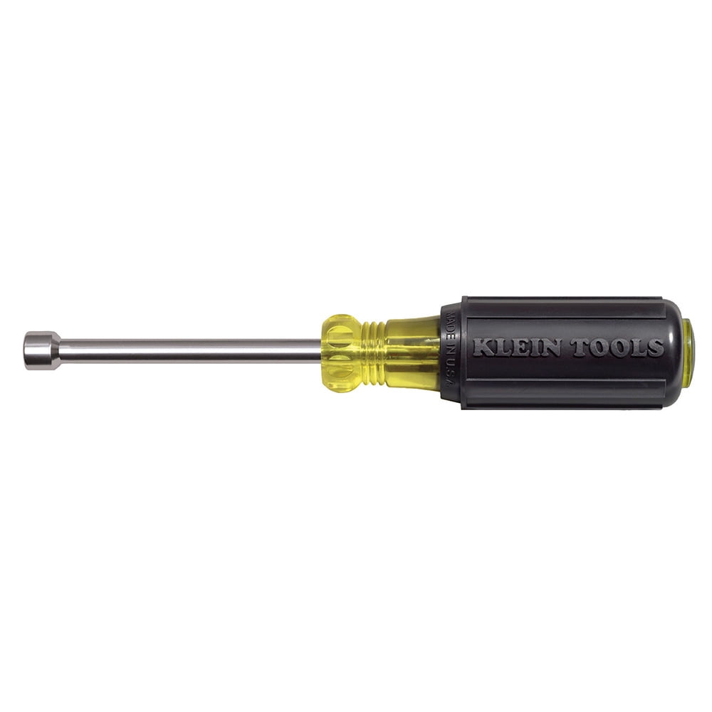 Klein Tools 6301/4M 1/4Inch Tip Nut Driver with 3Inch Shaft